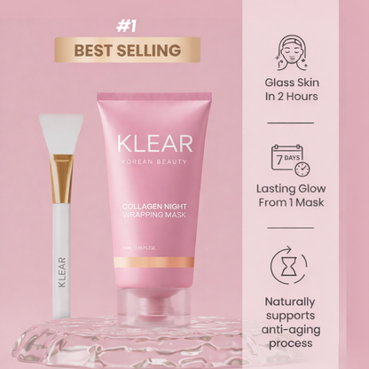 Mascarilla Facial Nocturna con Colágeno (N.º 1 Más Vendida)