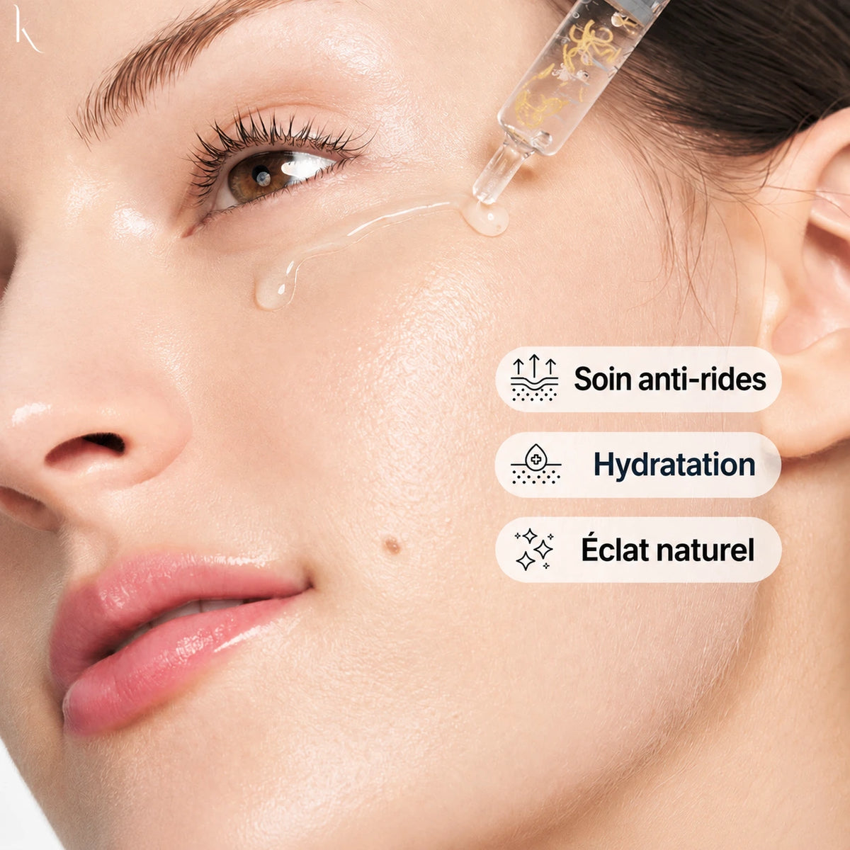 Ampoule Coréenne Glow Up au Collagène et à la Soie