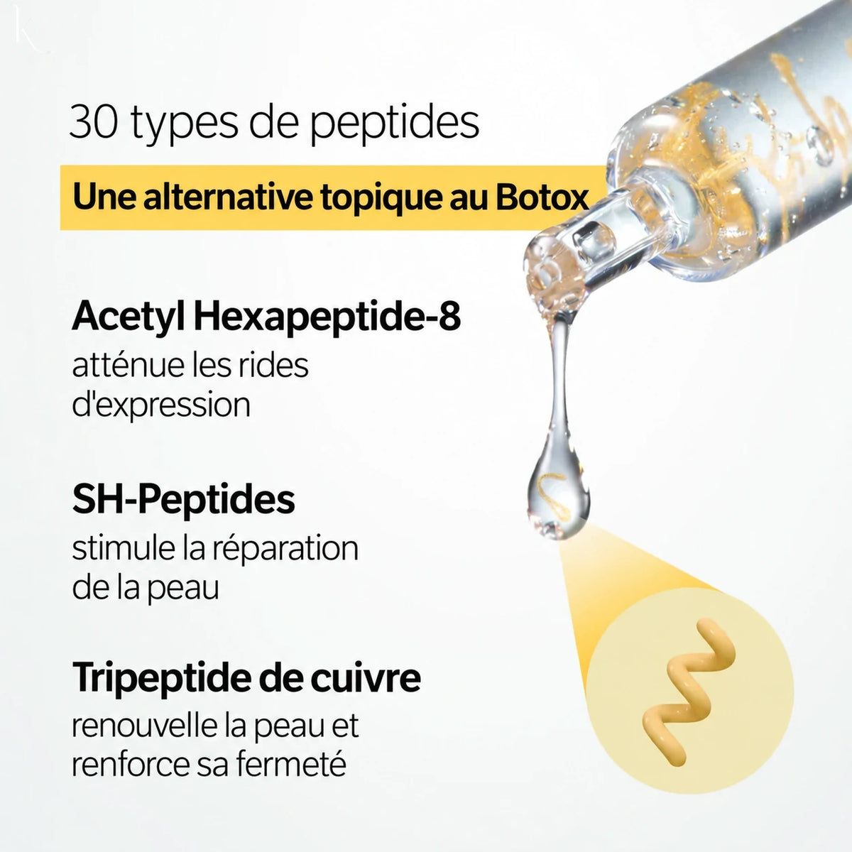 Ampoule Coréenne Glow Up au Collagène et à la Soie